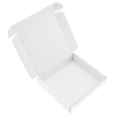 Heavy-Duty White Cardboard Mailers for Ecommerce Peel Seal Adhesive Fits Royal Mail PiP Size