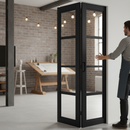 Internal Fully Finished Industrial Studio Bifold Door wit...