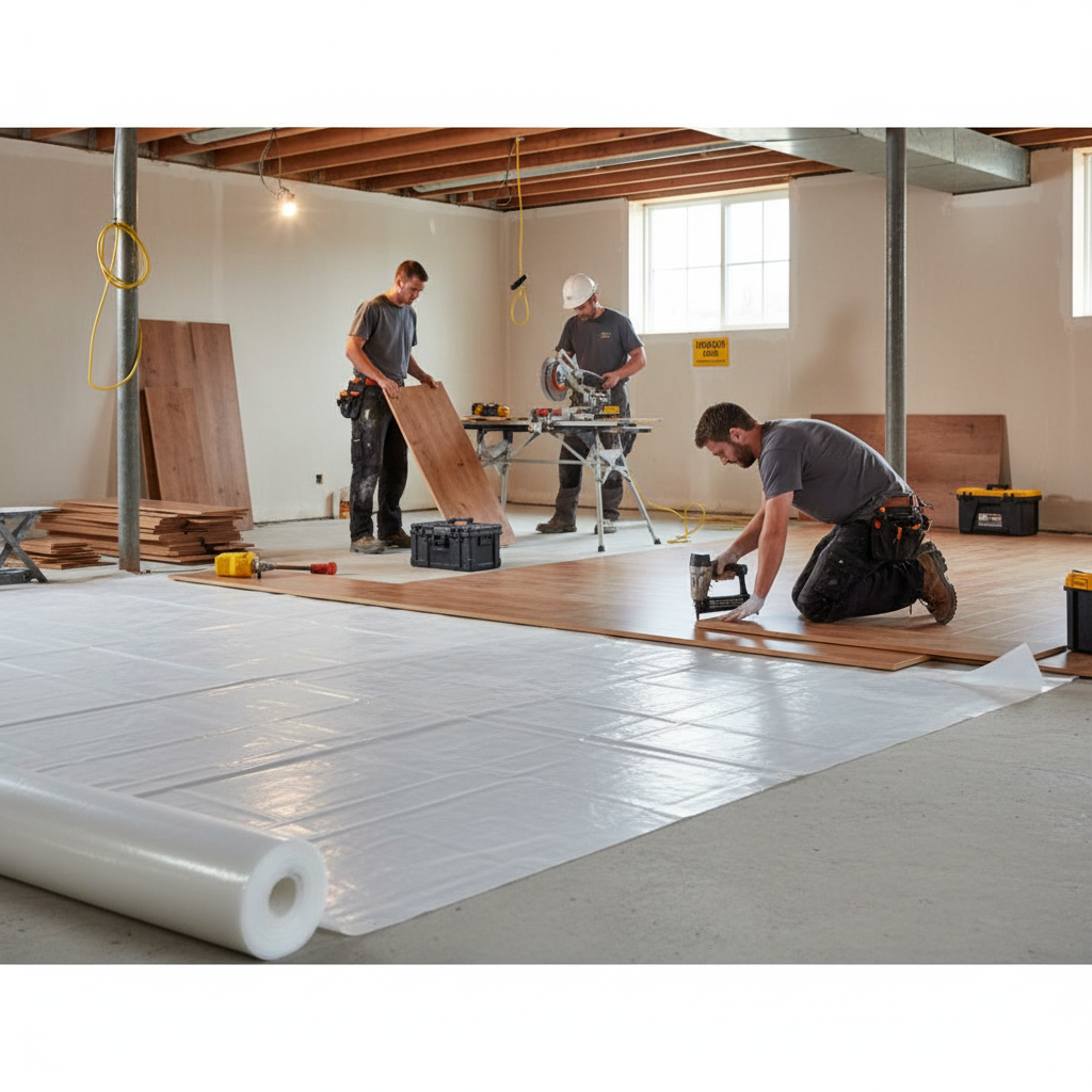 Premium Water Vapour Barrier Sheet 20m2 for Moisture Protection Under Flooring - High-Quality Professional Grade for Industrial and Commercial Appl...