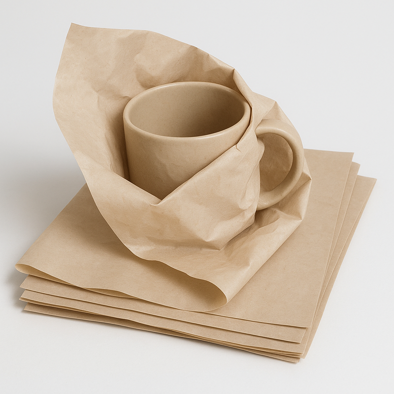 Premium Ivory Wrapping Tissue 16gsm Machine Glazed Paper for Retail Clothing Hampers (480 Pack)