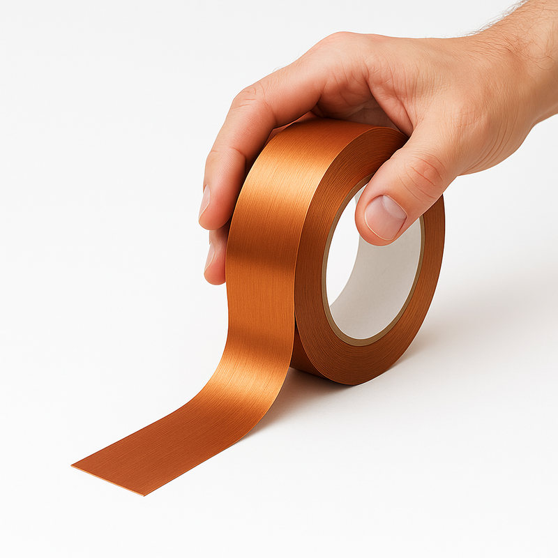 Premium Copper Foil Tape 25mm EMI Shielding Roll with Conductive Adhesive