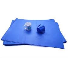 Premium Dark Blue Tissue Paper 16gsm Sheets Machine Glazed Wrapping Paper for Retail Gifts Crafts