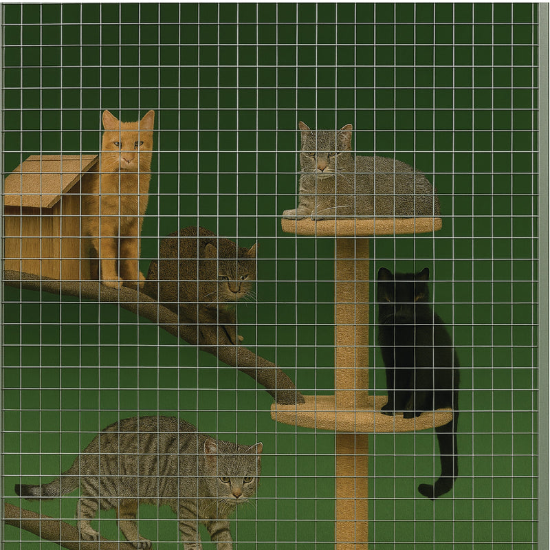 Premium Cat Enclosure Fencing – Safe Outdoor Galvanised Welded Mesh System