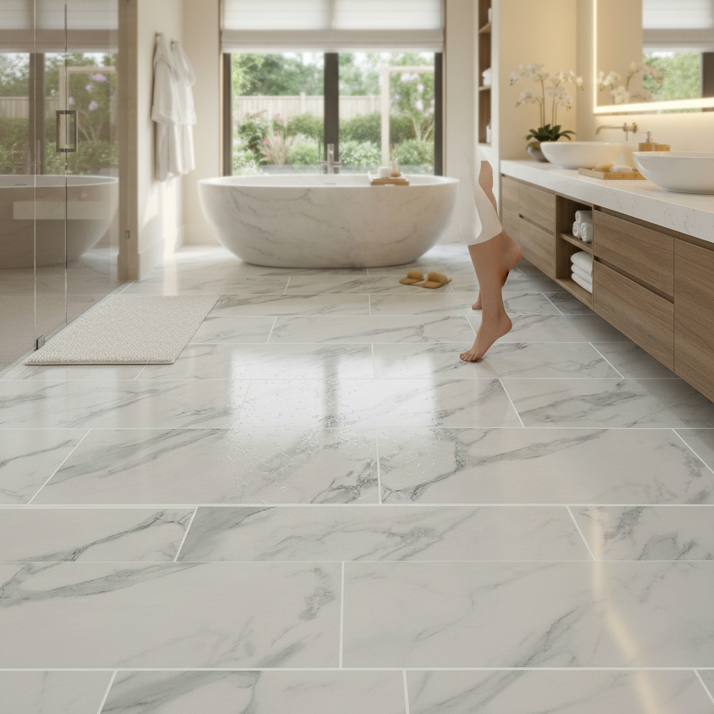 5.5mm Stone Embossed Rigid Core Vinyl Flooring