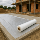 Premium Clear Polythene Roll Large 100m² Protective Sheet Industrial Strength