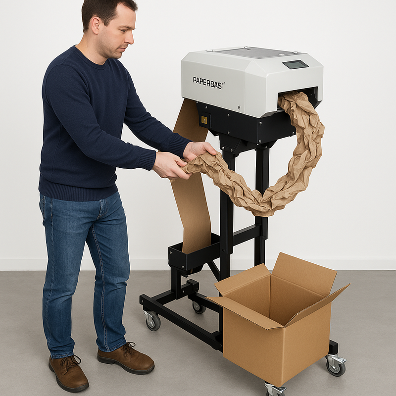 Premium ActivaPaper Sustainable Paper Void Fill Machine Fast 12m/min Production Compact Powerful