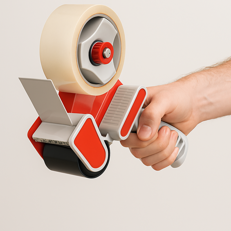 Heavy-Duty 48mm Packing Tape Gun Budget-Friendly Carton Sealer for Warehouse & Home