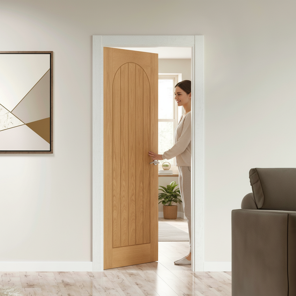 Internal Fully Finished Arched Square Top Door