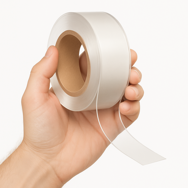 Premium 3M Transparent Tape 6mm Mounting Roll for Glass Acrylic & Signage No Tools Needed