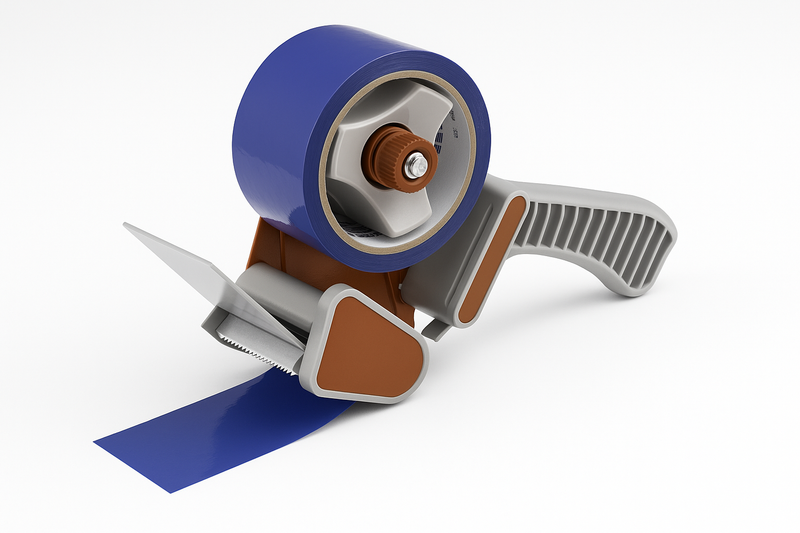 Heavy-Duty Carton Sealer Tape Metal Dispenser with Adjustable Clutch for 48mm Tape