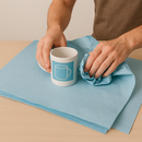 Premium Baby Blue Wrapping Tissue Paper 16gsm Machine Glazed 480 Sheet Pack