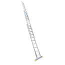 Industrial Quality Aluminium Triple Extension Ladder For Industrial Applications - 6.88m