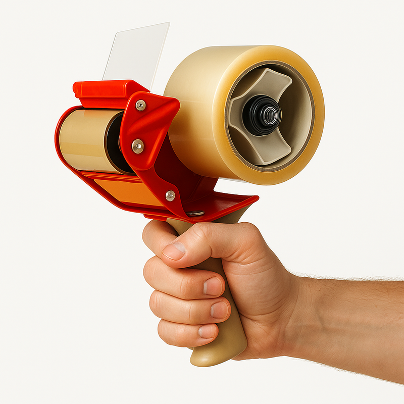 Heavy Duty 132m Tape Dispenser for 50mm 75mm Rolls Premium Construction Effortless Performance