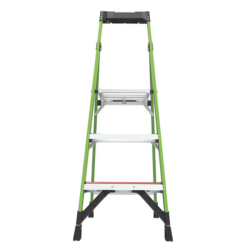 Professional Fibreglass 3-Step Platform Step Ladder For Industrial & Commercial Use