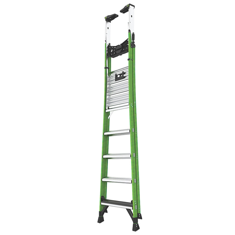 Highly Durable Fibreglass 5-Step Platform Step Ladder For Professional Use - 2.29m