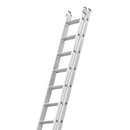 Professional Aluminium Double Extension Ladder For Construction & Industrial Use - 7.14m