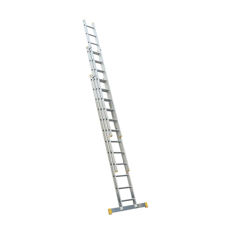 Heavy Duty Aluminium Triple Extension Ladder For Trade Work - 8.5m