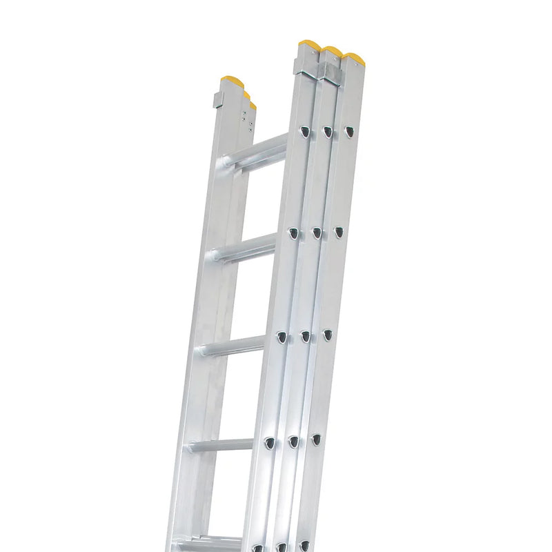 Premium Quality Aluminum Triple Extension Ladder For Industrial Use - 6.1m