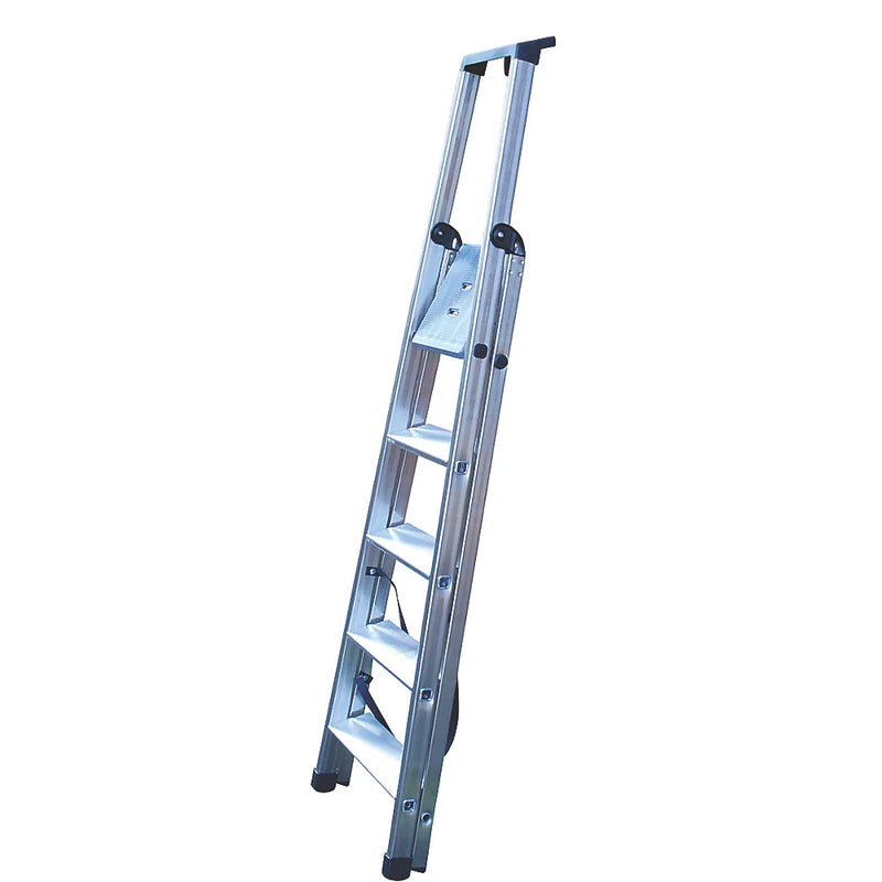 Heavy Duty Aluminium 6-Step Platform Step Ladder For Regular Use - 1.96m