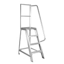 High Quality Silver Aluminium With 4 Podium Steps - 0.98m