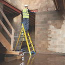 Industrial Quality Fiberglass 6-Step Platform Step Ladder For Safety & Stability