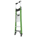High Professional Fibreglass 3-Step Platform Step Ladder - 1.73m