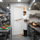 Internal Lifestyle Moulded Smooth Cottage 5 Panel FD30 Fi...