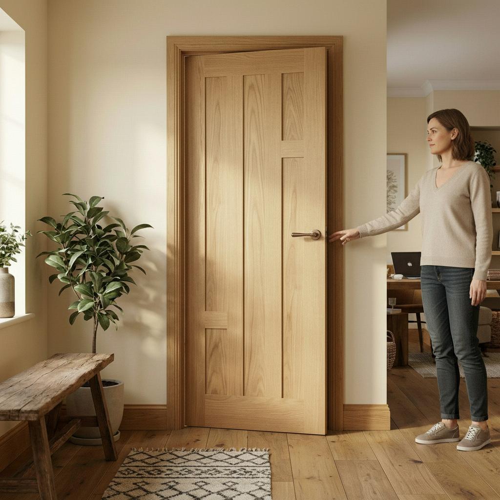 Premium Made-to-Measure Internal Oak Door - Fully Finished, Custom Sizes for Perfect Fit