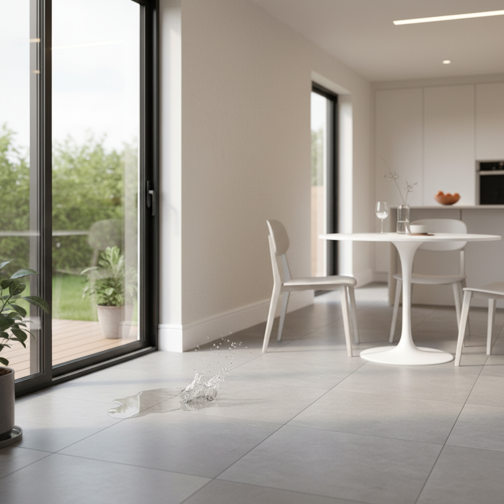 Premium Water-Resistant Contemporary Skirting Board 2.4m Length 13mm x 100mm Durable Recycled Polystyrene Construction