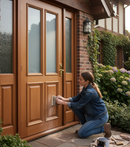 Premium Hardwood Unglazed External Door - Durable Design for Enhanced Security and Aesthetic Appeal