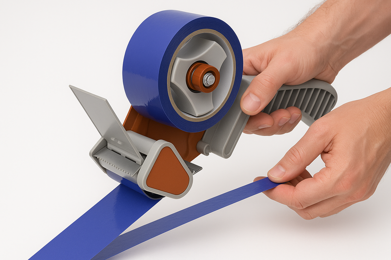 Heavy-Duty Carton Sealer Tape Metal Dispenser with Adjustable Clutch for 48mm Tape