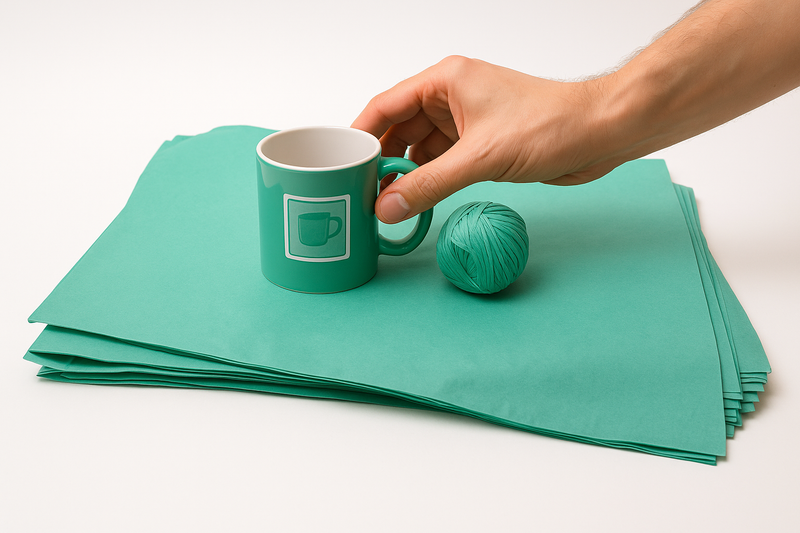 Premium Turquoise issue Paper 16gsm Best-Selling Wrapping Gift Retail Packaging (480 Sheets)