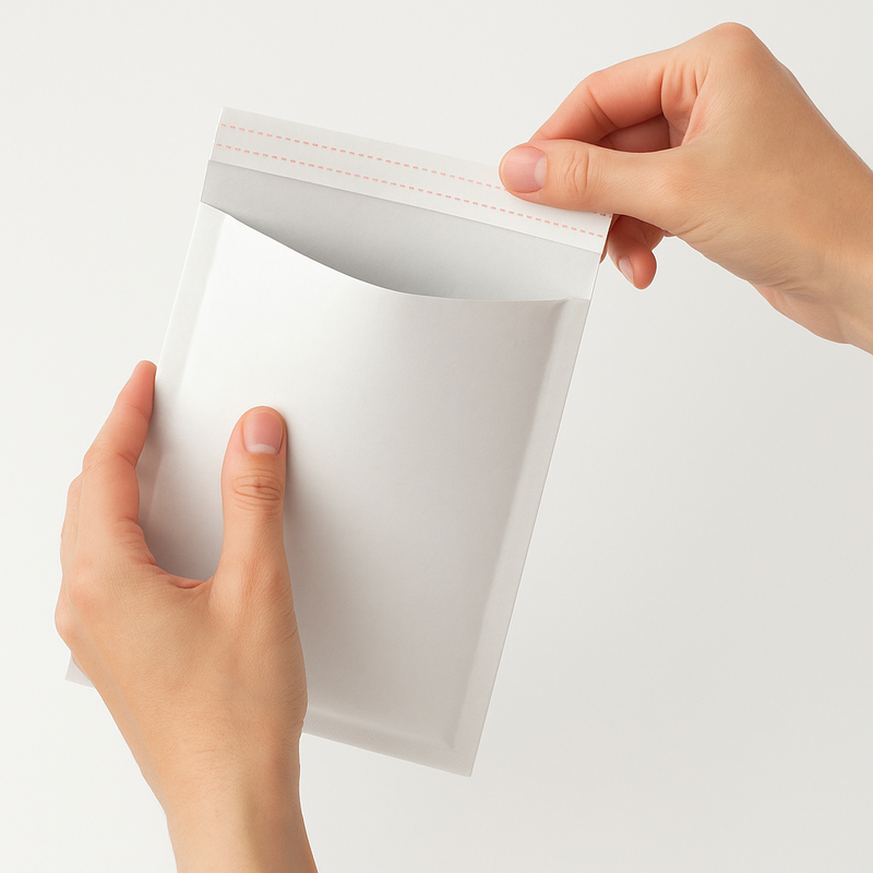 Premium EcoFlute Recyclable Postal Bags Strong Biodegradable Eco Packaging for Businesses