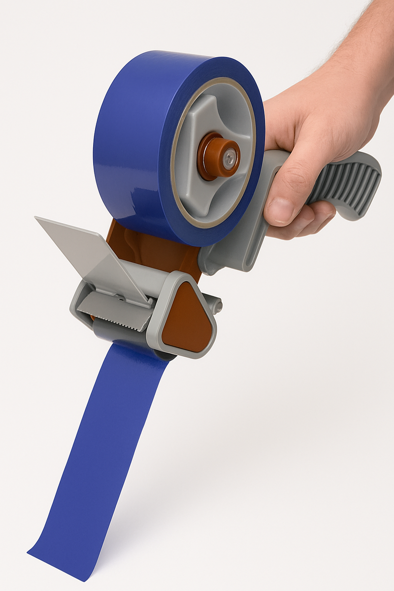 Heavy-Duty Carton Sealer Tape Metal Dispenser with Adjustable Clutch for 48mm Tape