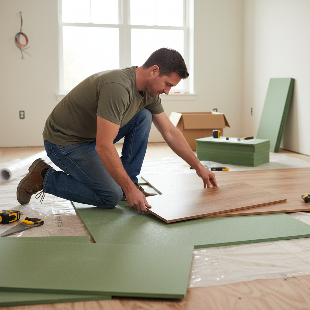 5mm FibreBoard Underlay for Laminate and Real Wood Flooring