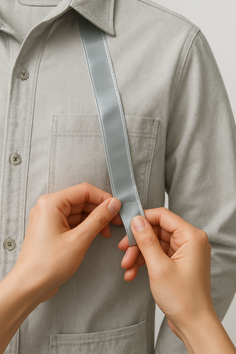 ReflectoPro Sew-On Reflective Tape Silver 50mm x 10m Roll