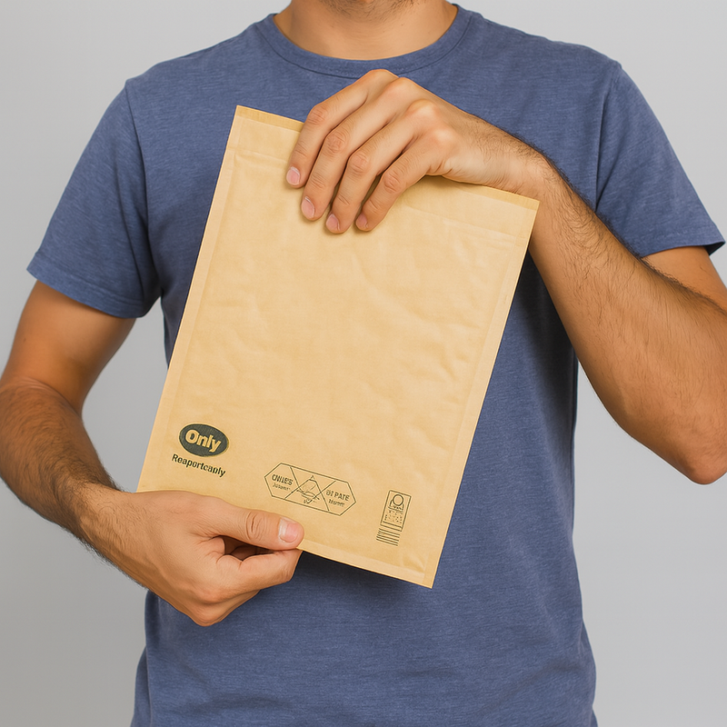 Premium Eco-Friendly Shipping Bag with Flex-to-Fit Hexpand Design Lightweight Durable Certified