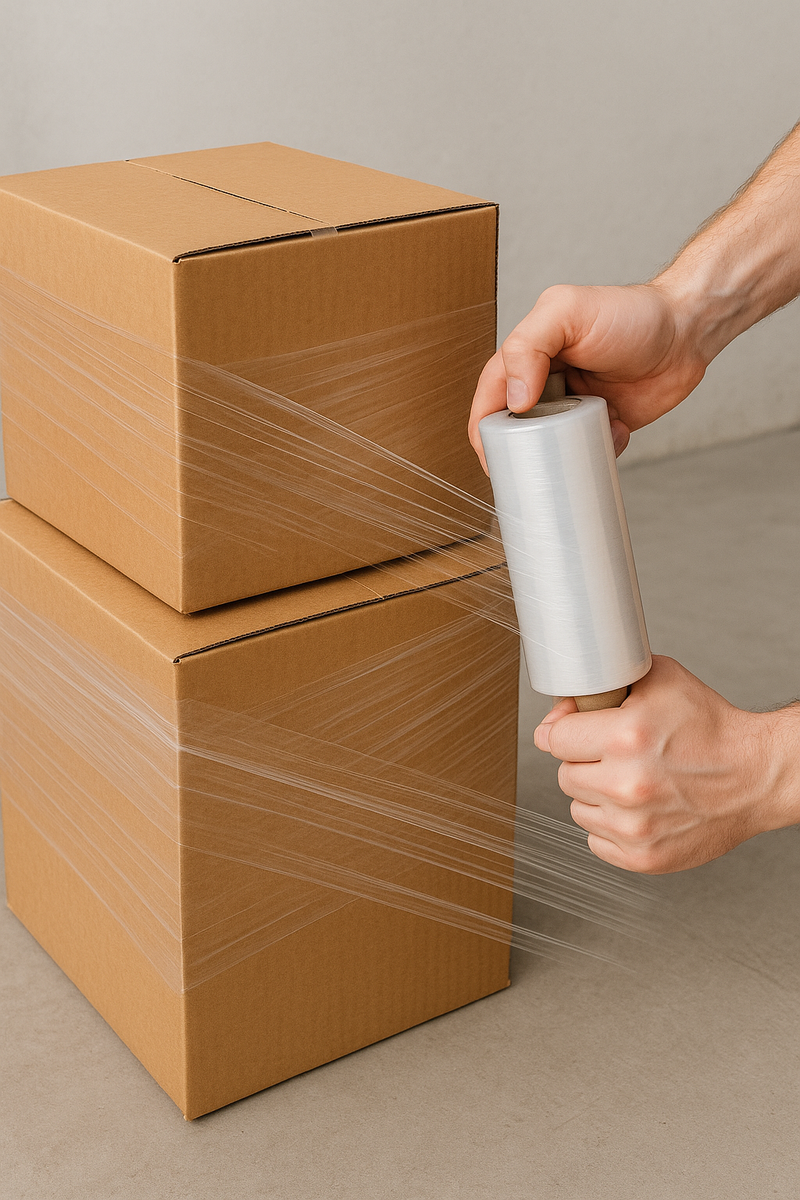 High-Performance Cast Machine Stretch Film Ultra Clear Stretch Pallet Wrap for Secure Industrial Load Stability