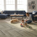 Herringbone 5mm Anti-Microbial Rigid Core Vinyl Flooring