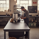 Square Edge Laminate Worktop 3000mm x 600mm x 38mm - Blac...