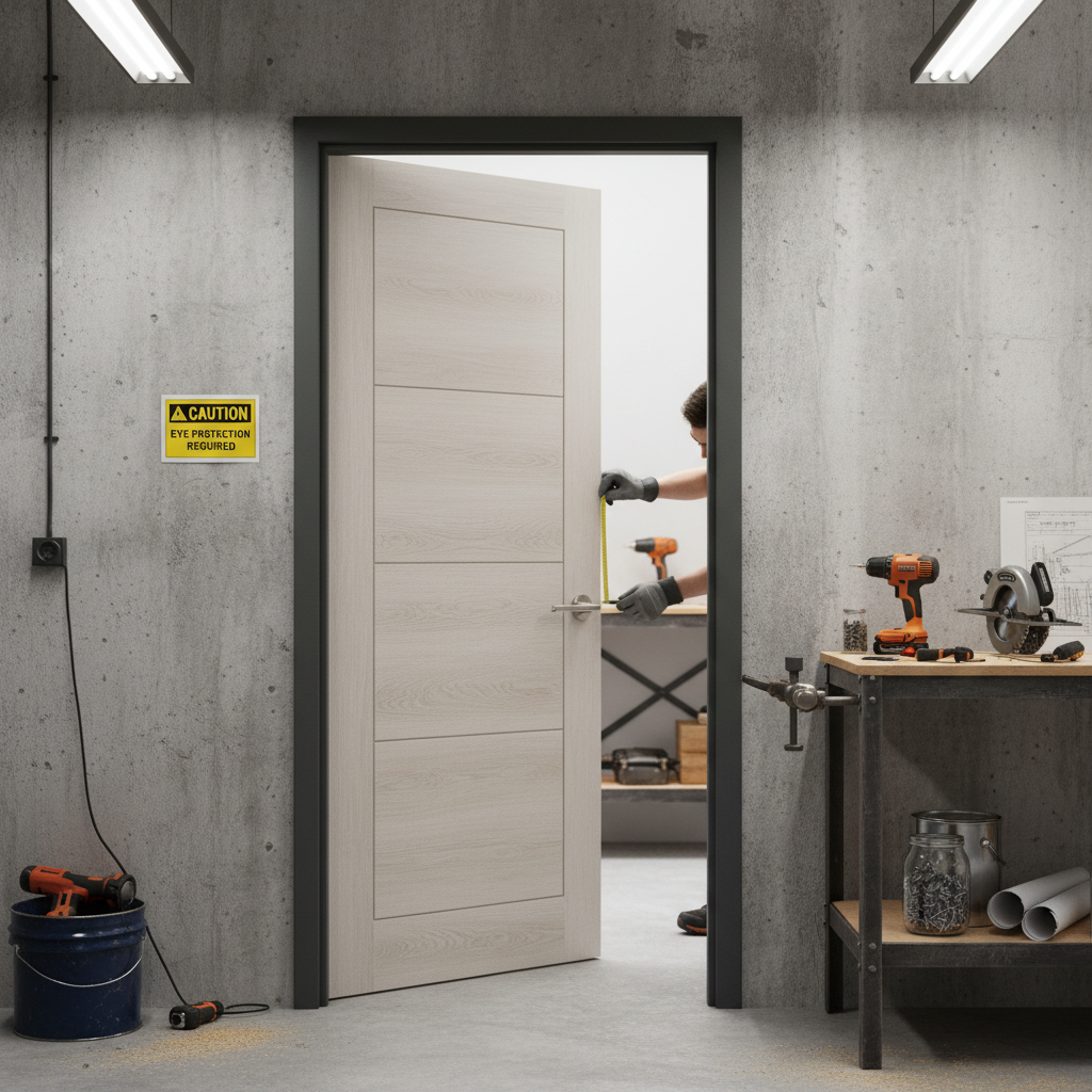 Fully Finished Internal Laminate Ladder Door