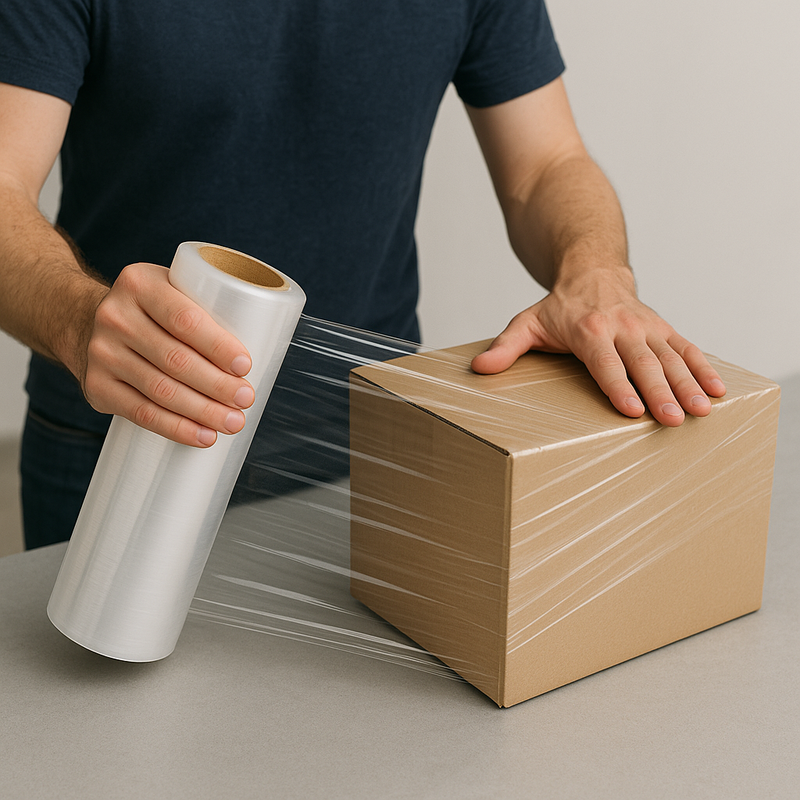 Heavy-Duty Machine Stretch Film Power Pre-Stretch Cast Pallet Wrap Superior Clarity Load Stability