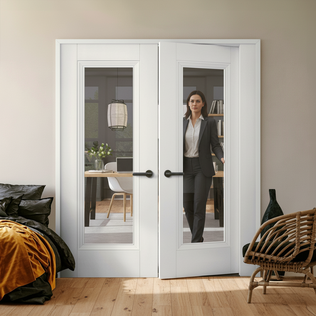 Internal White Primed Elegance Lancaster 1 Light Clear Gl...