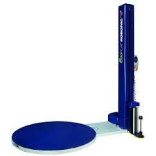 High-Stretch Pallet Wrap Machine Ecoplat Plus Base with Adjustable Speeds