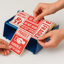 Premium Table Top Label Dispenser Heavy-Duty Anti-Slip Feet 210mm Roll Capacity