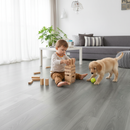 Premium Comfort Luxe 12mm Laminate Flooring with Cork Underlay for Enhanced Comfort and Sound Insulation
