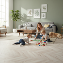 Herringbone Effect 8mm Laminate Flooring with AC4 Grade