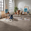Herringbone 8mm Laminate Flooring with AC4 Grade Rating