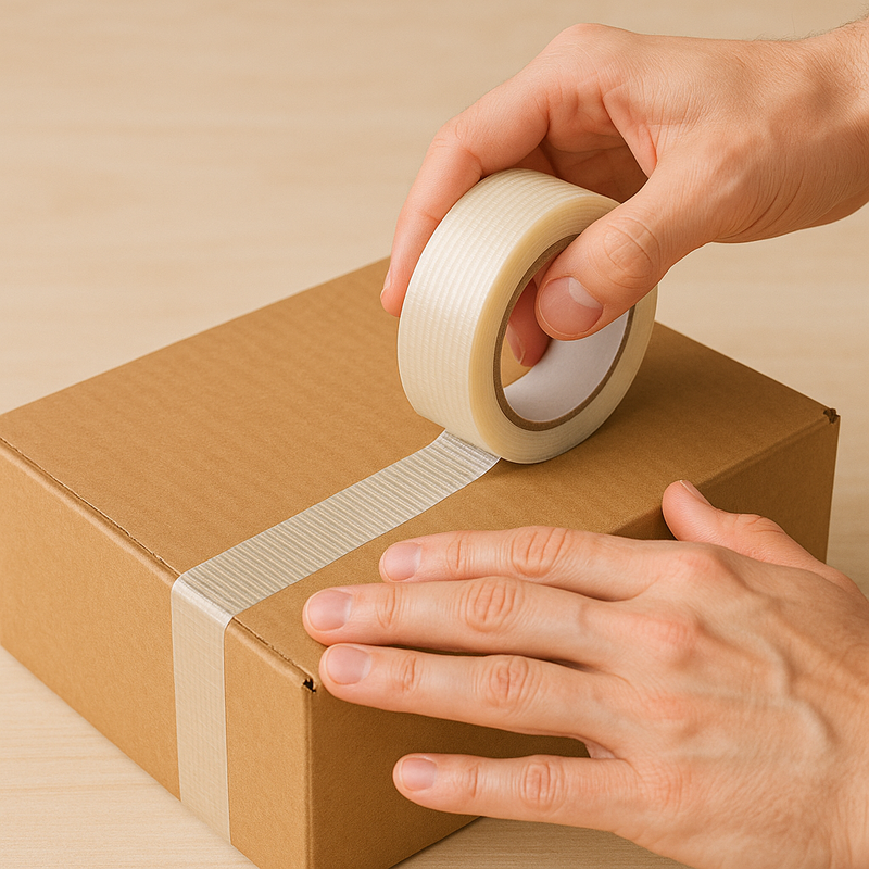 Premium Industrial Cross weave Tape Tear-Resistant Dual-Fibre Reinforcement for Long-Lasting Seals