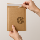 Premium Padded Mailers Plastic-Free Biodegradable Postal Bags with Honeycomb Protection for Safe Shipping